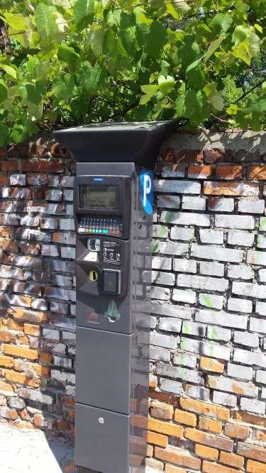 PARKOMETR Pierwsze urządzenia do