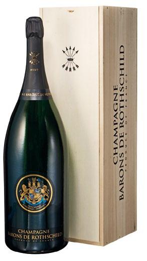 5 L MAGNUM VN 077-3 L JEROBOAM Champagne Barons de Rothschild torba