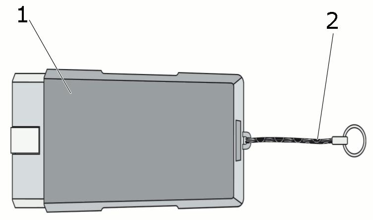 Opis urządzenia Złącza DT VCI Nazwa 9 Dodatkowa kaseta modułu Kaseta rezerwowa. Tutaj można wsunąć dodatkowy moduł.