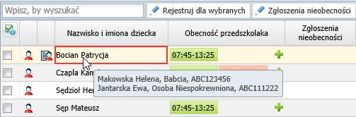 Można zobaczyć zdjęcie dzecka zdjęcie wyświetla się