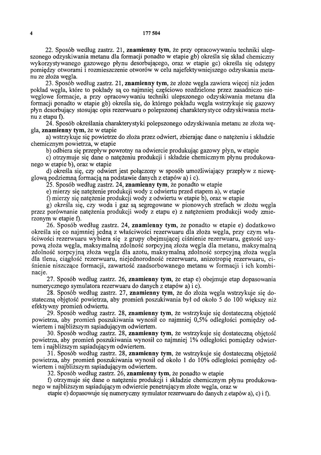 4 177 504 22. Sposób według zastrz.