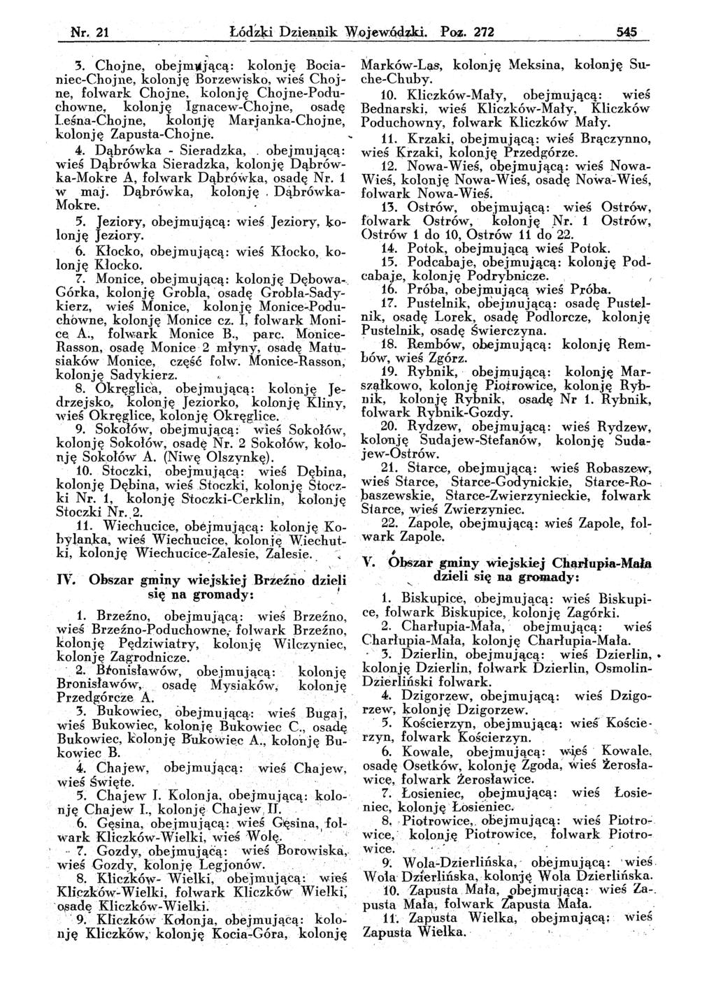 Nr. 21 Łód~i Dzien:nik W,Qjew:6c;lr.k,i. Poz. 272 ------------~--------~ 3.