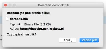 Funkcja jest przydatna, w przypadku publikacji, które nie są indeksowane w bazie Scopus czy Web of Science.