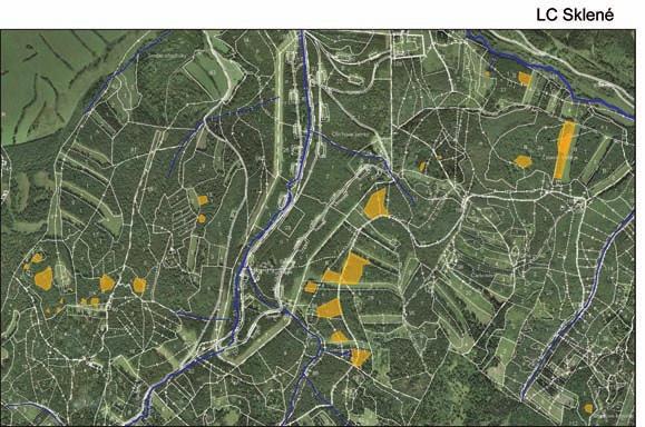 Plocha podkôrnikom poškodených smrekových porastov vo veku nad 50 rokov činí 25 % z celkovej výmery smrekových porastov vo veku nad 50 rokov, ale poškodenie v jednotlivých porastoch je súvislejšie v