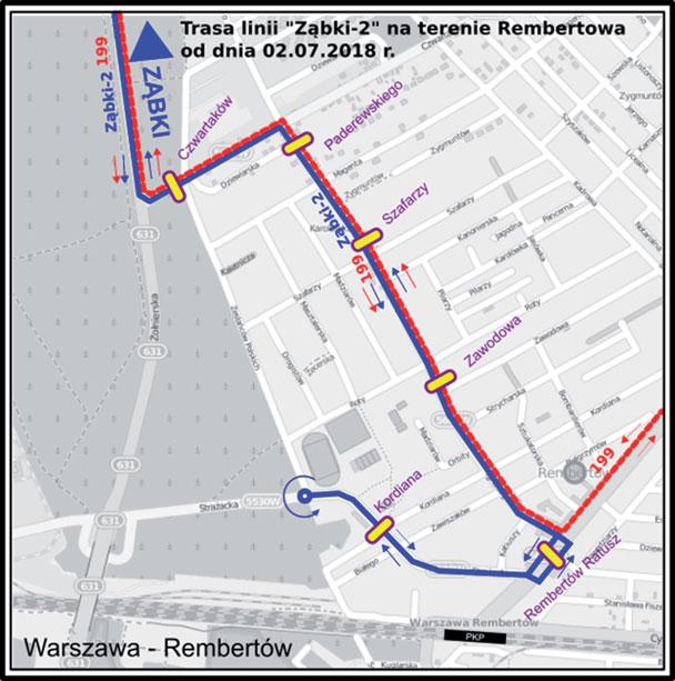 że czasem ciężko nam za nimi nadążyć. Opublikowany w poprzednim numerze Co słychać? wakacyjny rozkład linii Ząbki-2 jeszcze zanim wszedł w życie okazał się nieaktualny. Wprowadzona przez wykonawcę ul.