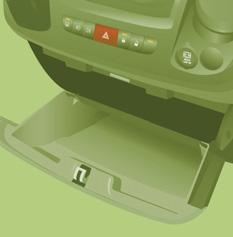 Wyposażenie fotela w amortyzację wyklucza możliwość umieszczenia szuflady.
