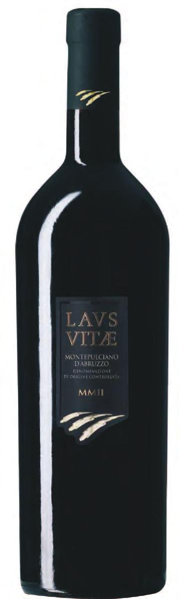 Citra Vini "Laus Vitae" Montepulciano di Abruzzo 75 cl 000 zł Region: Abruzja Apelacja: Montepulciano di Abruzzo D.O.C. Winogrona: Montepulciano Alkohol: 14% Historia Producenta: Jako najważniejszy