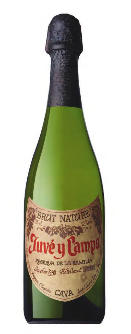Wina musujące Juvé y Camps Cava Reserva "De la Familia" Brut musujące białe wytrawne wytrawne wysokiej klasy bąbelki cytrusowe 75 cl 136 zł Kraj: Hiszpania Region: Katalonia Apelacja: Cava D.O.