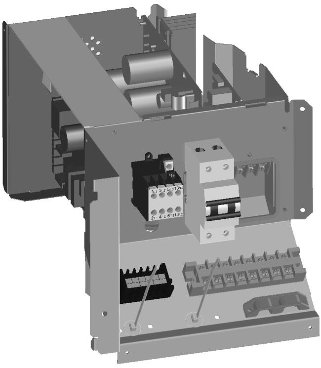 5.3. Główne podzespoły skrzynki elektrycznej 5.4. Schemat funkcjonalny 8 5 6 Główna płytka drukowana Główna płytka drukowana steruje urządzeniem.