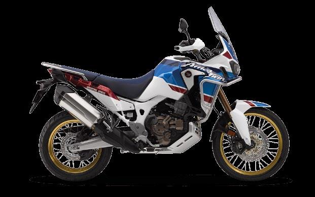 HMAS UNICAM G-MODE HISS UNIKALNE MALOWANIE Dla uczczenia trzydziestej rocznicy premiery motocykla XRV650, Africa Twin Adventure Sports otrzymała unikalne malowanie.