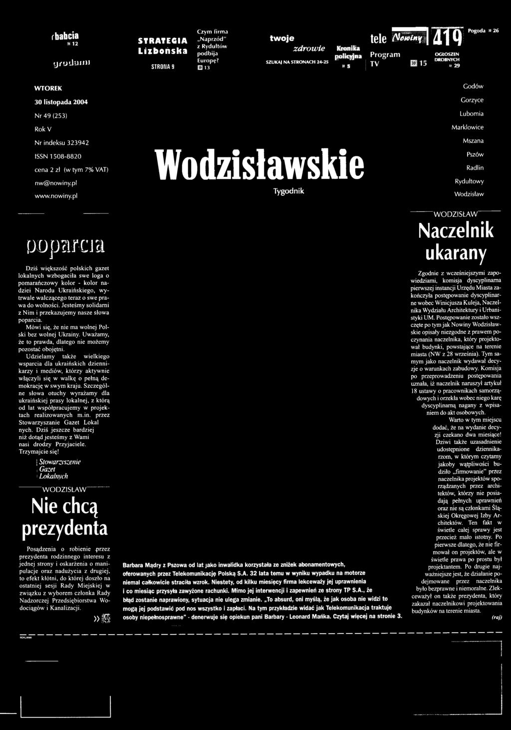 Mszana. Pszw. Radlin. Rydutowy. Wodzisaw. SIATKWKA. Popynli. Siatkarze Grnika Radlin po wygodnego i szybkiego dojazdu mikrobusami do 17.30 Randka w ciemno quiz. 18.10 miechu chrzecijaskich XX w. Mwio si o Wodzisawskie