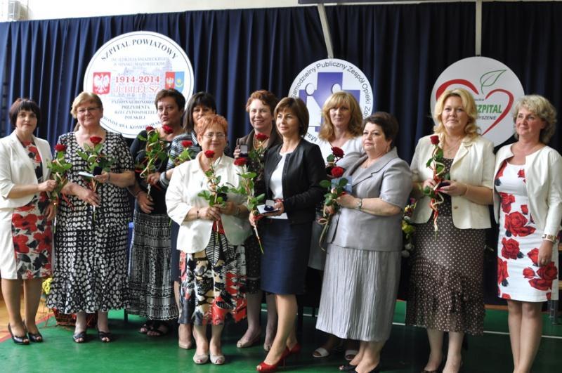 OIPIP Siedlce Nr 42-43/VI/2-3/2014 Odznaczone pielęgniarki i położne SPZOZ w Mińsku Mazowieckim Trwające od początku 2014 r.