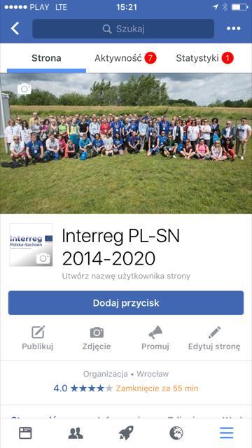 Präsenz in sozialen Netzwerken www.facebook.