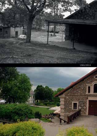 a, b VU Botanikos sodo Kairėnuose teritorijos pokyčiai, Silvos Žilinskaitės ir Ingos Raubaitės nuotraukos, 1998 2010.
