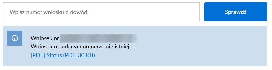 Komunikat Twój dowód osobisty gotowy do odbioru o Twój dowód osobisty jest w realizacji. Po uzyskaniu takiego komunikatu musimy jeszcze poczekać z odbiorem.