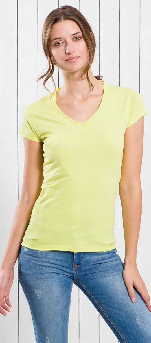 I C I L I A R E F : T U L C L Bluzka damska typu V-Neck.