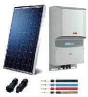 ZESTAWY FOTOWOLTAICZNE W skład zestawów fotowoltaicznych Viteco wchodzą od 8 do 50 polikrystalicznych modułów fotowoltaicznych Viteco E-PV 250W, inwerter sterujący pracą systemu fotowoltaicznego,