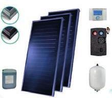 SOLARNY PAKIET PROMOCYJNY VITECO 2 W skład solarnego pakietu promocyjnego Viteco 2 wchodzą: 3 kolektory słoneczne płaskie, pionowe, meandryczne, z absorberem miedzianym Viteco VSCEM2V/2,0 o