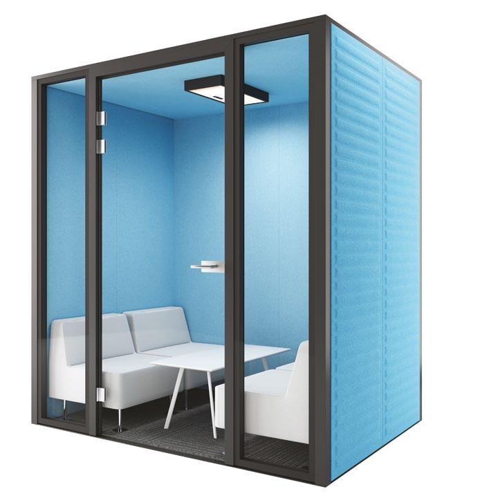 Pomieszczenia akustyczne SILENT CUBE oferują wiele możliwości zastosowania.
