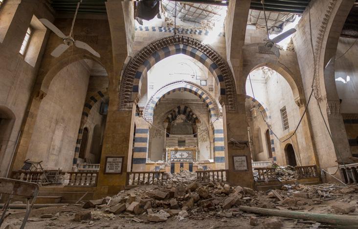 >> działania Caritas w Syrii >> KOŚCIOŁY I ZGROMADZENIA