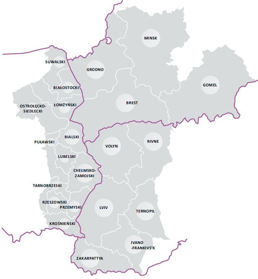 LB B1 B2 B3 B4 Partnerstwo Partner Wiodący: Stowarzyszenie na Rzecz Rozwoju i Promocji Podkarpacia Pro Carpathia /Association for Development and Promotion of Podkarpacie "Pro Carpathia" Województwo