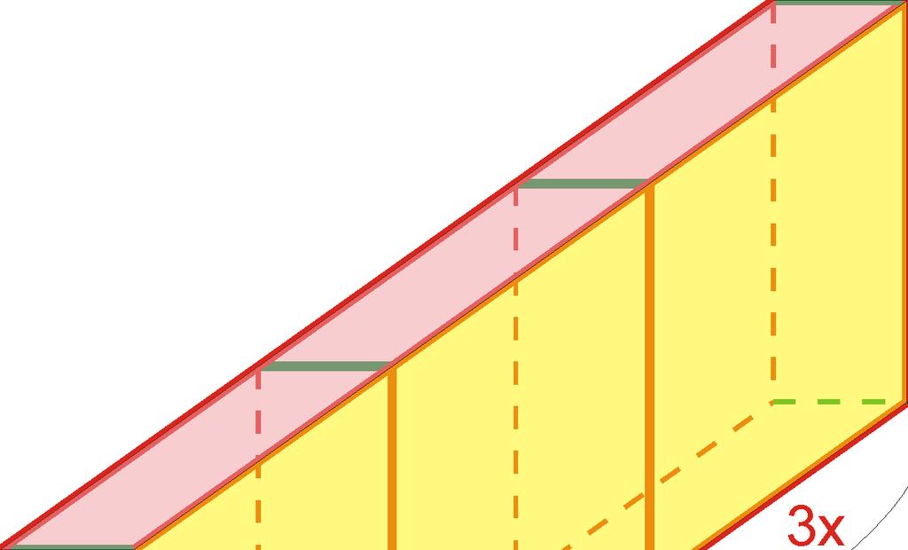 Otrzymujemy, że: x = cm Obliczamy pole powierzchni dużego prostopadłościanu Ponieważ duży prostopadłościan dla przypadku i