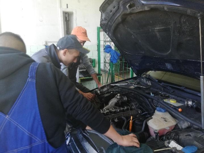 ustalania przyczyn niesprawności oraz sposobów napraw, wykonywania napraw pojazdów samochodowych, kontrolowania jakości wykonanych napraw, prowadzenia usług motoryzacyjnych, sprzedaży pojazdów