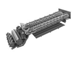 .pl https://www..pl Układ APS Hybrid System stosowany w kombajnach Lexion wykorzystuje dwa rotory o średnicy 445 mm (fot. Claas) Za om?ot masy?niwnej w maszynach niemieckiego producenta odpowiada m?