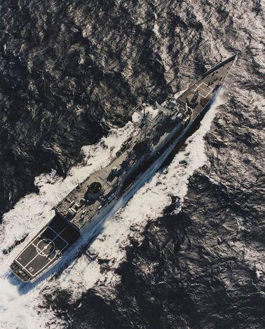 Fregata HMAS Darvin przed modernizacją - fot.