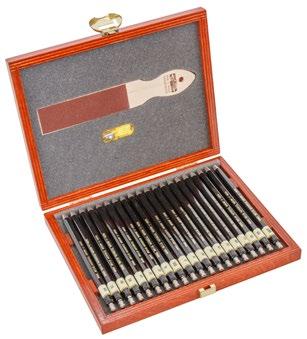 Mechanizmy ołówków także wykonane są z metalu, co gwarantuje wysoką trwałość i jakość.