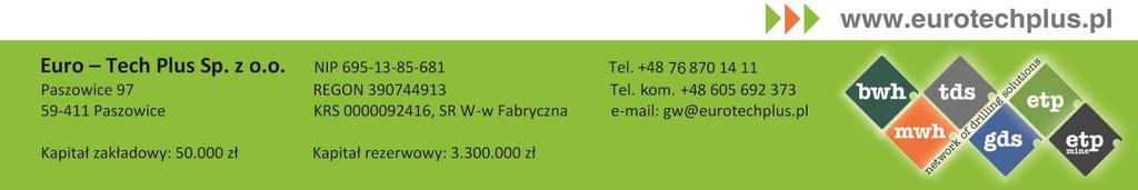 Regulamin określa zasady zawierania umów sprzedaży za pośrednictwem sklepu internetowego eurotechplus.
