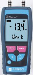 MANOMETRY ELEKTRONICZNE S2600 Cztery (różnicowe) zakresy pomiarowe ciśnienia. Wartości pomiarowe wyświetlane w 8 jednostkach: mbar, Pa, hpa, kpa, mmhg, inhg, psi, bar. Automatyczne zerowanie.