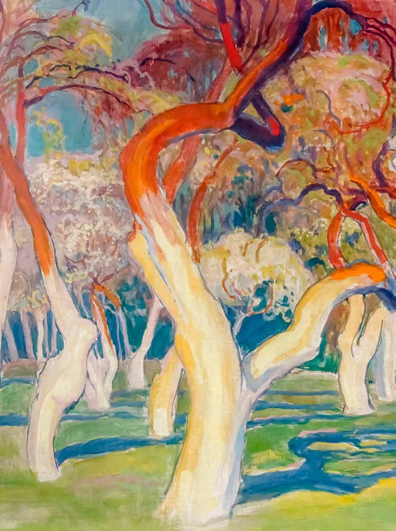 24 Henryk Uziembło (1879 Myślachowice 1949 Kraków) Wiosna, 1911 r. tempera, płótno, 70 100,5 cm sygn. i da