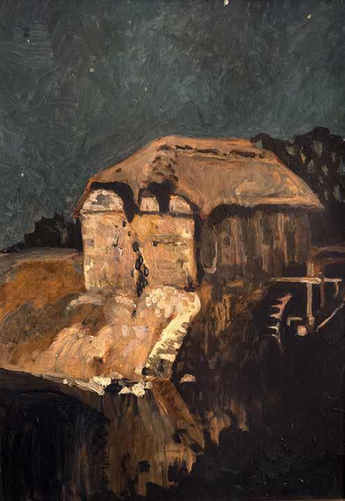 25 Kazimierz Sichulski (1879 Lwów 1942 tamże) Młyn motyw z Ukrainy, ok. 1910 r.