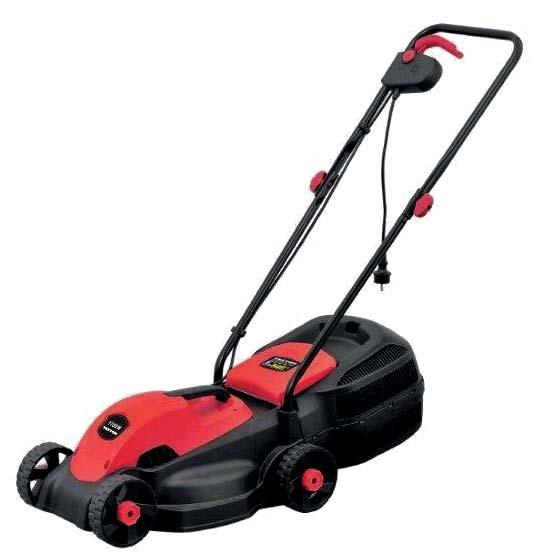 230V -50Hz TOA32122 moc 1100 W szerokość robocza 32 cm regulacja wysokości koszenia 3 stopnie materiał wózka tworzywo sztuczne materiał kosza tworzywo sztuczne waga 6,8 kg ilości pakowe 1 230V -50Hz