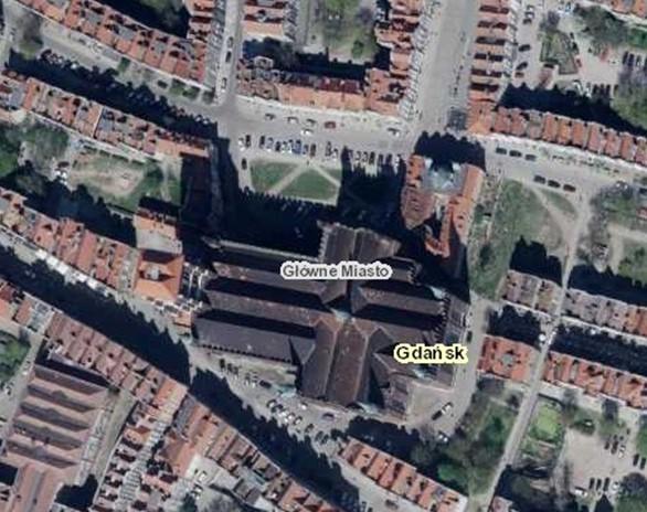 Zadanie 6. W której ze skal należy sporządzić mapę ewidencyjną dla terenu przedstawionego na ortofotomapie? 1:500 1:1000 1:2000 1:5000 Zadanie 7.
