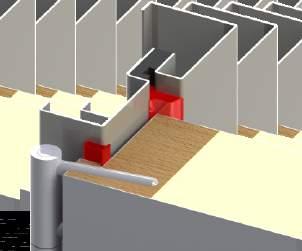 4 Zabezpieczenie dolne 6 bolców antywyważeniowych Trzy zawiasy 3D z nasadką regulowane w trzech płaszczyznach Ościeżnica stalowa KMT TERMA (ciepła) Próg stalowyterma (ciepły) lub PASSIVE (WPC) Zestaw