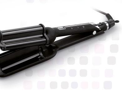 Sprzęt elektryczny Cera 07 232369 Falownica ceramiczna Cera Curlstyler R gumowany uchwyt elektroniczna regulacja temperatury 120-210 C elektroniczny wyświetlacz