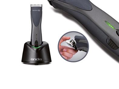 oferta dostępnych noży na stronie 35 i 40 waga 0,47 kg 17 79025 Bateria do maszynki ANDIS Supra ZR II w zestawie: stanowisko z przewodem do ładowania