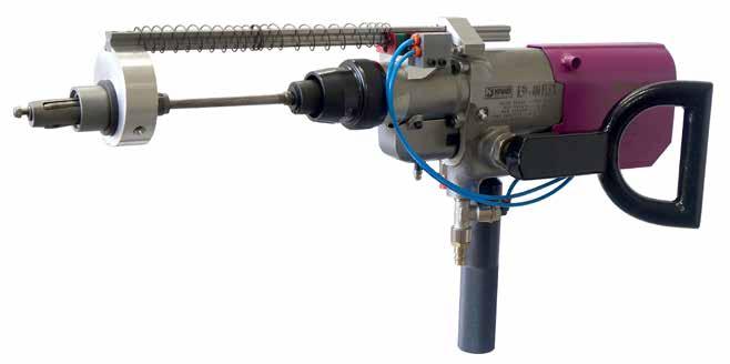 The machine automatically: - start up when the expander is located in the tube; - reverse the revolution to the left once determine the set up torque; - stop when expender is withdrawn from the tube.