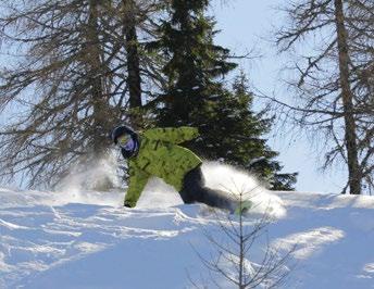 snowpark od 20.00 do 22.30 Szkolenia: NARCIARSKIE I SNOWBOARDOWE (6 h dziennie +2 wieczory) w małych grupach podzielonych według umiejętności i wieku -instruktor NON-STOP z grupą na stoku.