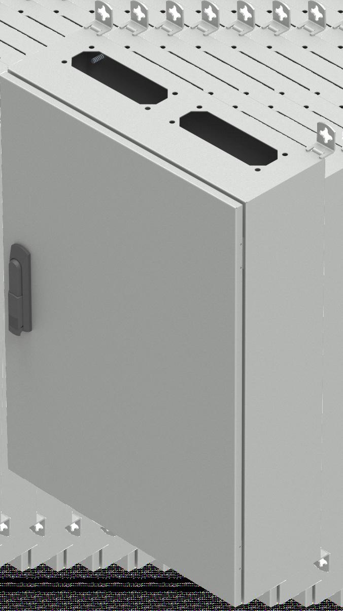 Obudowy OSM OBUDOWY NAŚCIENNE OSM OSM WALL-MOUNTED CABINETS Dane techniczne: Technical data: - Zgodność z normami: PN-EN 9-/ - Compliance with standards: PN-EN 9-/ - Klasa ochronności: I - Protection