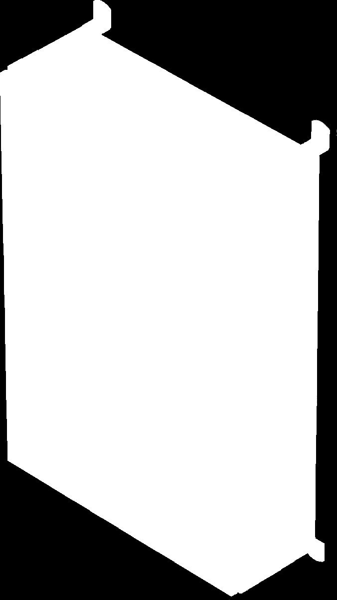 drzwiami podwójnymi - The version as wide as 0 mm comes equipped with double doors W skład dostawy wchodzą: The delivery scope includes: - Obudowa - Cabinet - Drzwi z zamkiem - Door with a lock -