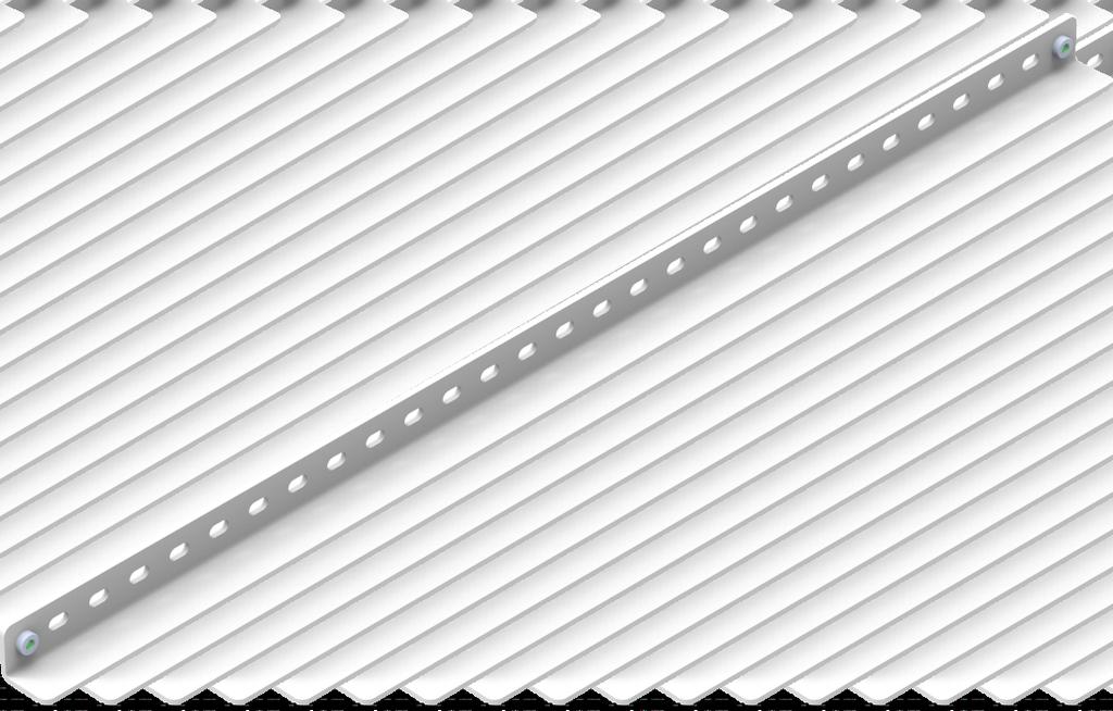 UCHWYTY KABLOWE CABLE BRACKETS - Umożliwia zamocowanie kabli do szyny OSMCS - Cables may be mounted to the OSMCS rail - Materiał: blacha stalowa ocynkowana - Material: