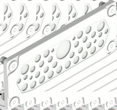 średnicach: x -8 mm, x -0 mm, x 7- mm, x 0- mm, x -8 mm, x 7- mm przepust zaciskowy P PRZEPUSTY BOCZNE SIDE GROMMETS - Służą do zaślepienia wycięć bocznych obudów wolnostojących - Used for plugging
