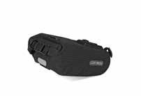 Saddle-bag High Visibility Torebka podsiodłowa z rolowanym zapięciem z laminowanego PU z przędzą odblaskową; usztywniana;odblask; regulowane mocowanie.