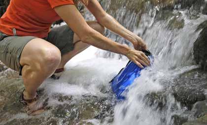 WATER TRANSPORT Water Bag Niezwykle lekka i wytrzymała torba na wodę z szerokim otworem do nalewania, zawór