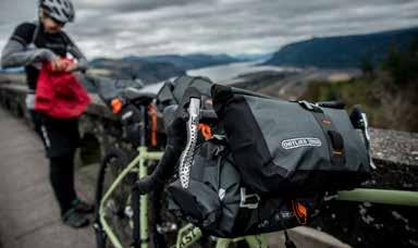 BIKE PACKING Gravel-Pack Universal waterproof panniers (pair) with roll closure for mounting to lowrider or rear rack; QL2.