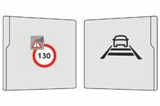 Kontrola jazdy - "jazda" : wyświetlenie czasu między pojazdami i przywołanie informacji z aktywnego regulatora prędkości.