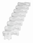 Dane techniczne Pdziałka 40 mm Otwarta pwierzchnia 54 % Max twry 21 x 12 mm Ilść twrów 21 Prwadzenie Centralne Długść (mm) - bczna 227/ 141/ 113/ 85 Długść (mm) - centralnie Pwierzchnia (m²) - bczna